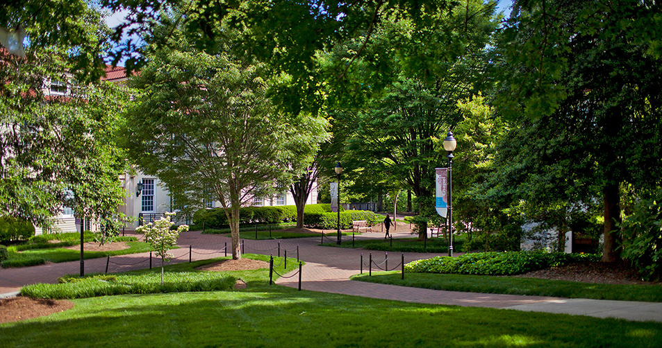 campus walkway